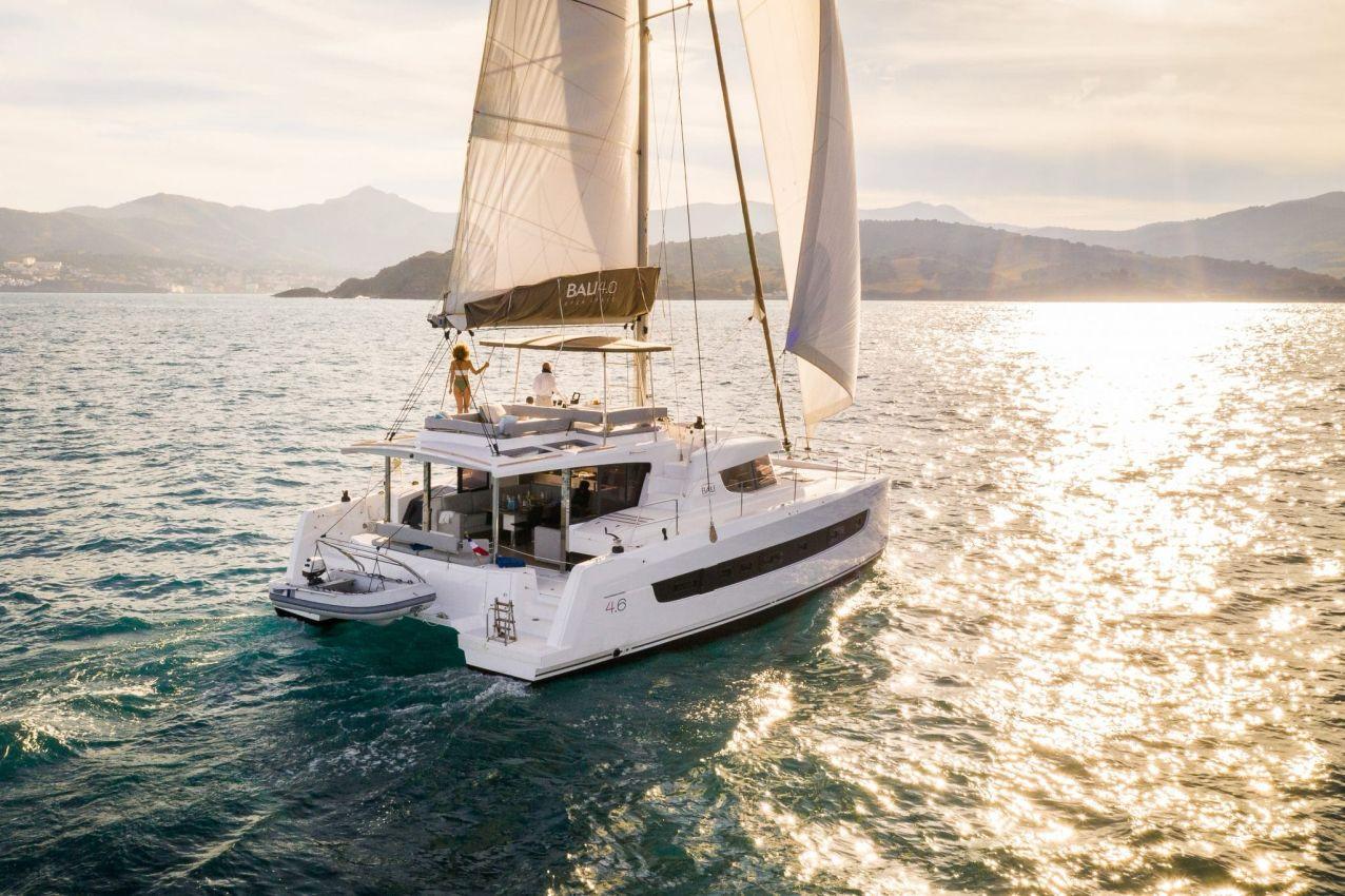 Luxury catamaran