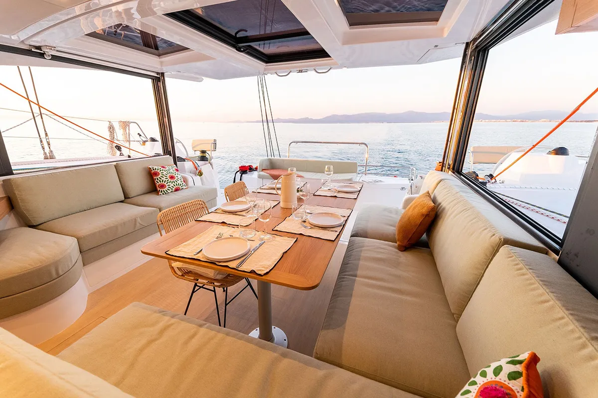 Catamaran exterior